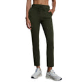 new arrivalloosestraight-leg yoga pants drawstring waist sports casual elastic nine-point pants for women dl081