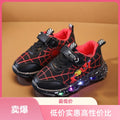 spring/autumn new light-up sneakers: boys' luminous casual shoes & girls' cartoon light-up shoes for mid-to-large children
