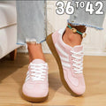 plus size women's german training shoes sneakers  new arrivalfashionretro color matching flatsflats women's wholesale