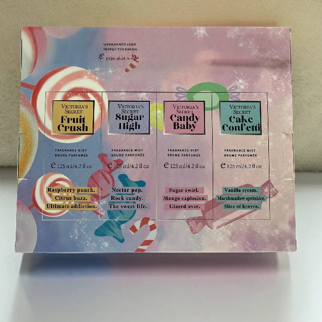 Victoria's secret mini fragrance set long-lasting fragrance moisturizing fragrance spray 125ml*4
