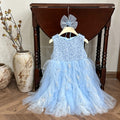 new girls' princess dress - mesh tassel party dress for baby girls' first birthday
