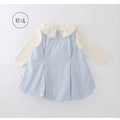 Girls' tulip dress - new summer collection: long-sleeved, sweet two-piece outfit for toddler girls, perfect for first birthday parties and summer wear