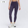 High-waisted butt-lifting yoga pants with pockets - women's outerwear leggings, tummy control, slimming, running & fitness pants d26061