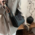 super popular retroeasiest for match bucket bag for women 2025new arrivalsatchel shoulder bag casualcasual cross-body vegetable basket