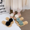 New platform sandals: 4cm wedge heel, soft sole, breathable, and stylish floral design for women