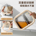 High-style stainless steel lunch box, microwave-safe bento box, perfect for office workers, and a food-sealing container