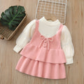 Kidssweaterdress new year's greetings wear knitting long skirt fall and winternew arrival princess skirt girlsweater skirt