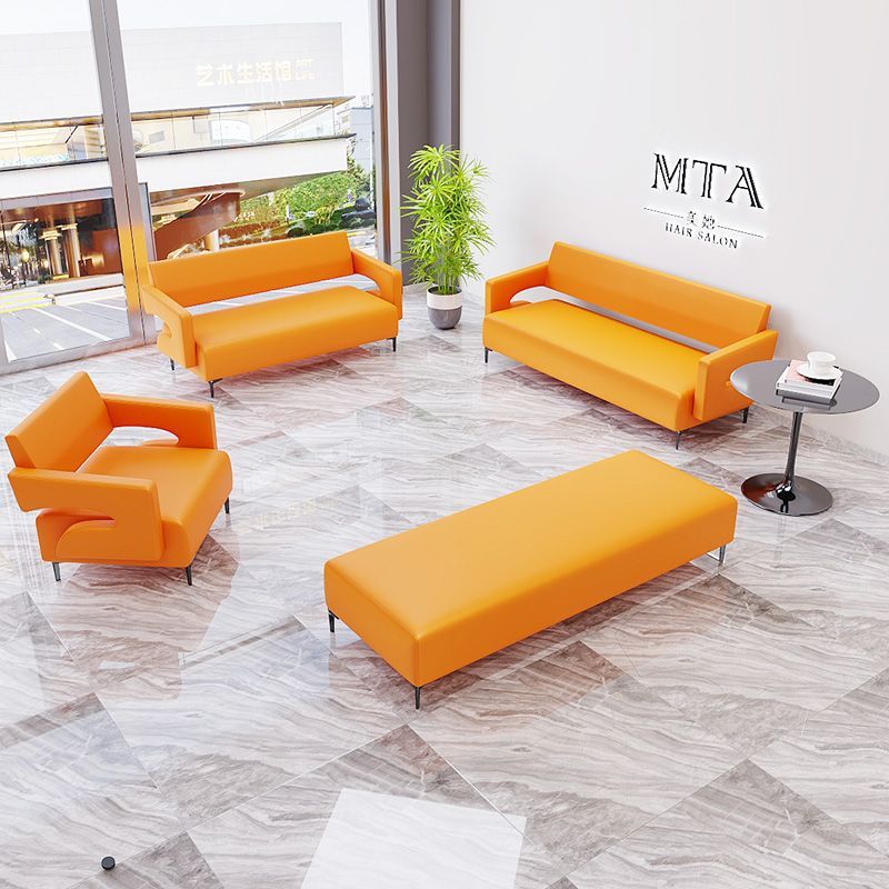 Rest area barber shop popular bench sofa stool clothing store shoe store waiting chair mechanism narrow small sofa