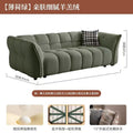 Dopamine rainbow sofa - trendy pixelated color block accent chair for small living rooms
