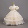 Ready-to-ship new children's formal dress sequin wedding princess dress little girl birthday party dress kids dress