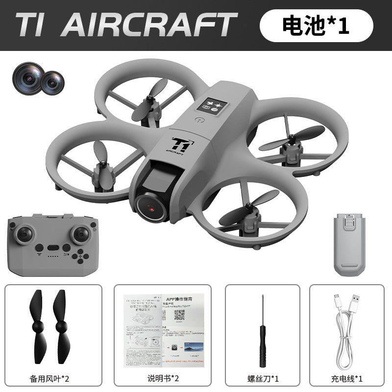 new product t21 drone with 4.5inch screens, high-definition aerial photography, all-inclusive obstacle avoidance, anti-collision quadcopter toy