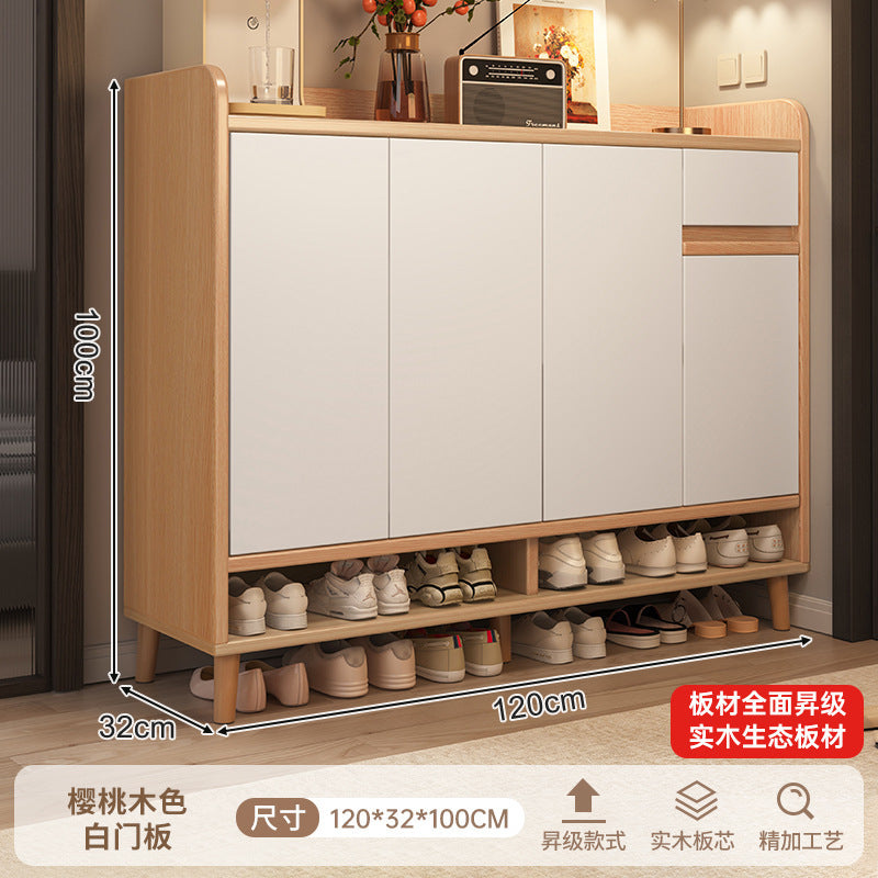 Large capacity shoe cabinet for home use - entryway, hallway, and outdoor console table all-in-one storage - new shoe rack
