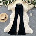 Korean style commute fashion high-waisted straight-leg pants for women - spring slimming, leg-lengthening, versatile casual chic trousers