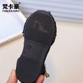 Kids' closed-toe princess sandals:  new girls' fashion bowknot princess shoes for students' performances and dance