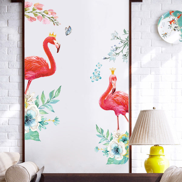 New ins Liebird Creative Fresh Wall Decoration Stickers Restaurant Cabinets Bedroom Wall Stickers Self-Adhesive XH9310