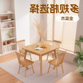 Nordic all solid wood dining table square square table chair eight immortals table dining table dining chair combination dining table and chair home table
