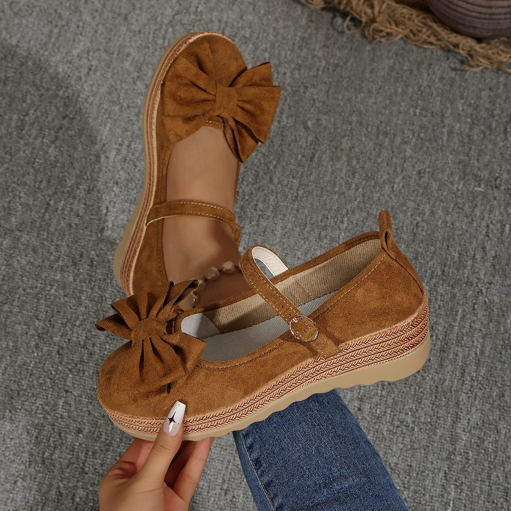 summer new arrival: plus size women's casual comfortable bow french style fashion flats wholesale