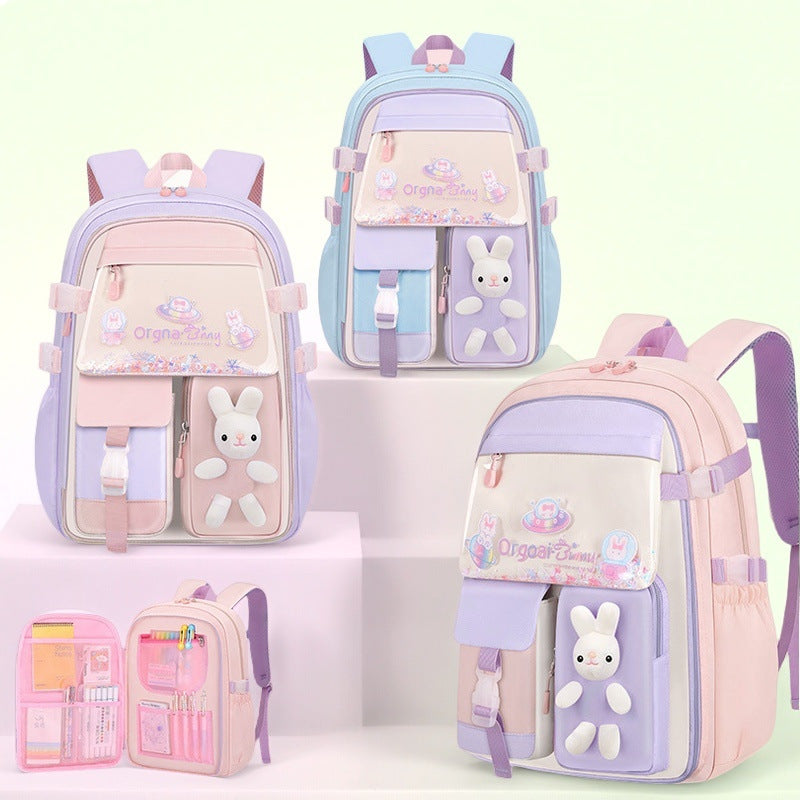 2025 cross-border ergonomic school backpack for kids - lightweight, load-reducing, new design for elementary school students - wholesale