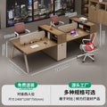 Saint li fashionable minimalist modern office desk employee workstation desk chair multi-person combination booth financial computer desk with