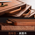 Wenge wood cutting board solid wood for home restaurant kitchen anti-mildew and antibacterial double-sided solid wood cutting board chopping board abrasion resistant