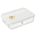Food-grade divided crisper box, food preparation, vegetables, frozen, lidded packaging box, for home refrigerator special storage box
