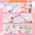 Diy guka stickers birthday gifts for girls playing house cartoon accessories toys storage kids educational stalls
