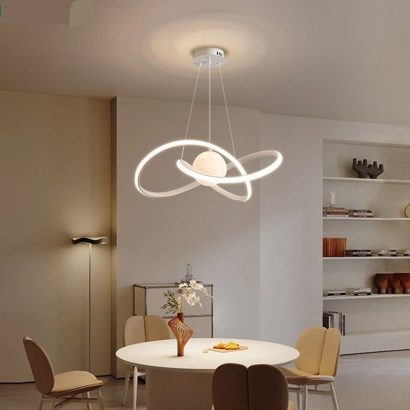 Top living room light hall main light cream wind pumpkin Nordic simple modern 2024 Zhongshan ceiling lamp with intelligence