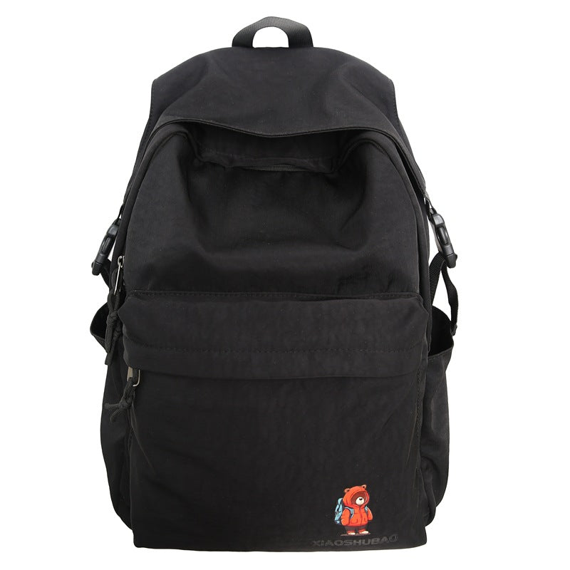 New casual backpack couple simple backpack large capacity outdoor travel backpack lightweight college bag