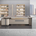 Boss desk office desk casual modern president manager desk supervisor table and chair combination light luxury executive desk office furniture