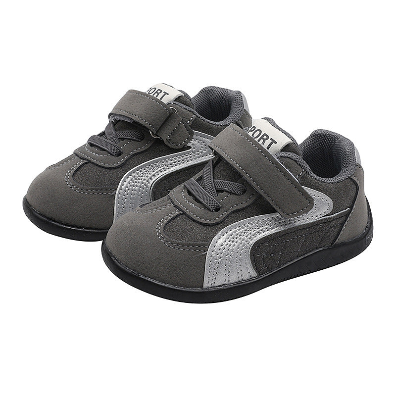 Vancahao girls' non-slip breathable first walker shoes,  new korean style athletic casual sneakers, boys' shoes, agnes shoes