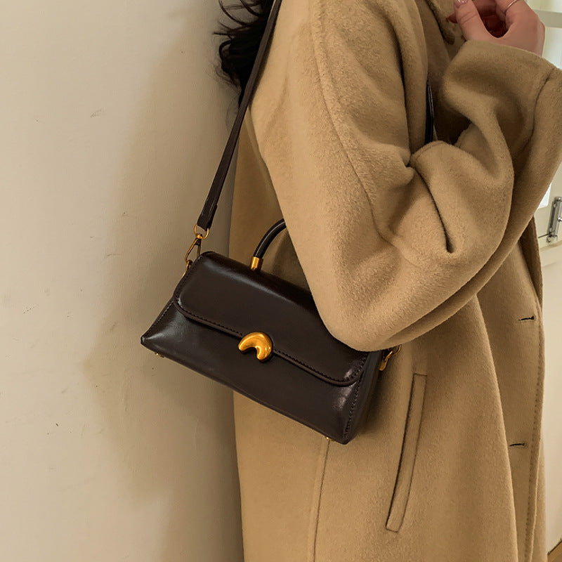 women's handbag 2025 autumn/winter new fashion minimalist tote bag, high-end textured shoulder & crossbody bag