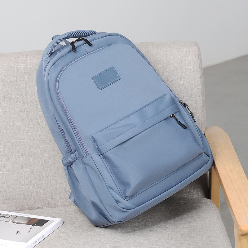 Processing customized new student backpacks, high-capacity Japanese and Korean school bags for junior high school students are trendy and fashionable, and sent on behalf of others.