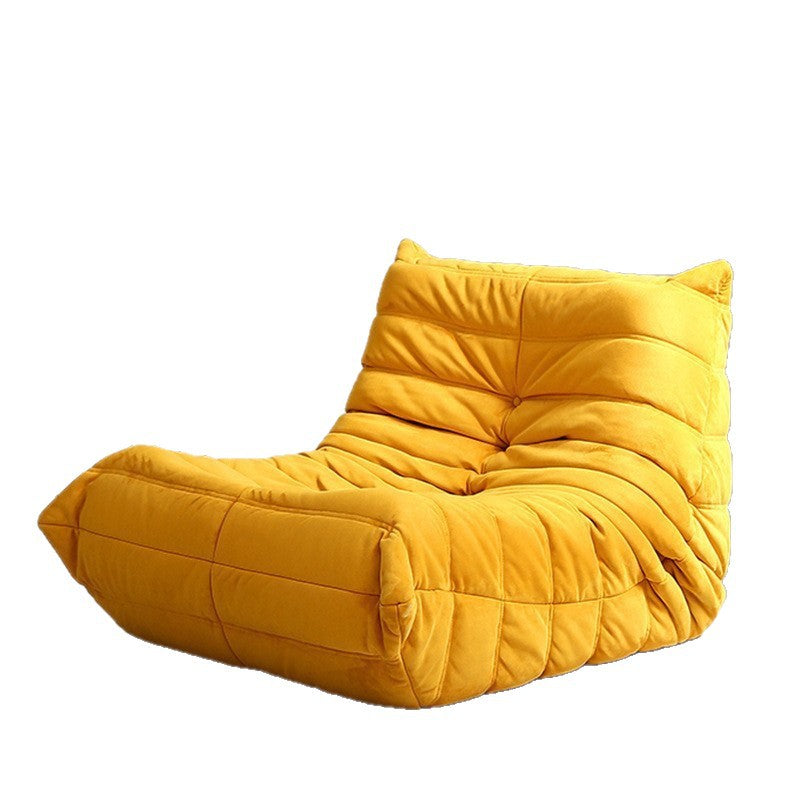 Scandinavian modern lazy sofa small apartment living room popularcasual caterpillar floor-to-ceiling tatami single lounge chair