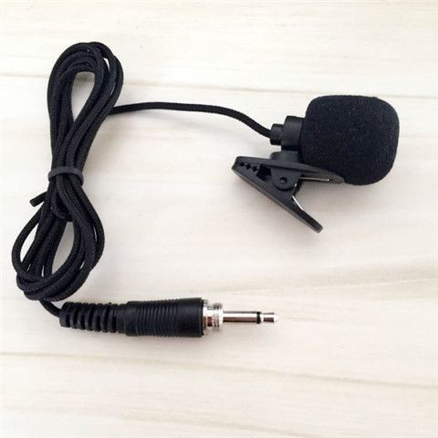 Loudspeaker, collar clip screw, wireless transmitter box, universal headset, collar clip, microphone, 3.5 interface, thread.