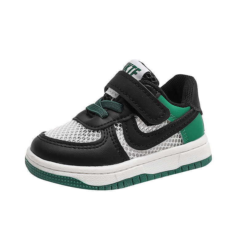 Kids' sneakers & athletic shoes - boys & girls, toddler shoes, infant shoes, spring/summer hollow-out mesh sandals, skate shoes, white sneakers