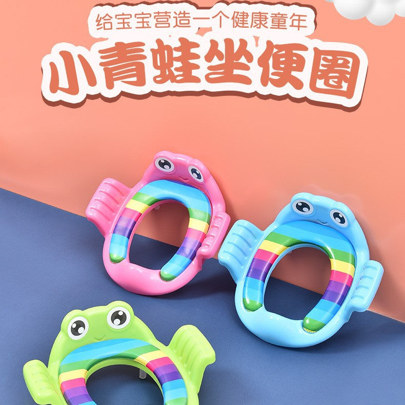 Kids toilet seat baby toilet seat kids boys and girls enlarged toilet soft cushion infant toilet special toilet