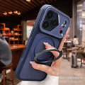 Irregular lens large window instantly turns into iphone17pro mobile phone case apple 11 imitation original magnetic holder