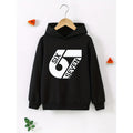 Boys and girls 3d printed hooded sweatshirt