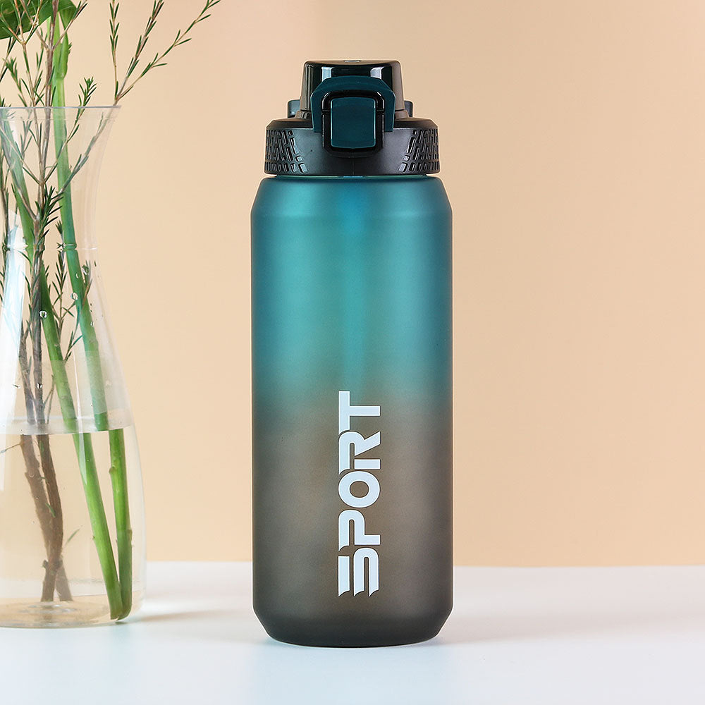 Factory custom plastic water bottle - large capacity sports water bottle - fitness - cross-border - minimalist straw cup - extra large capacity