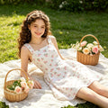Yimingzhi: new  european and american style women's floral print short cami dress for teens (export)