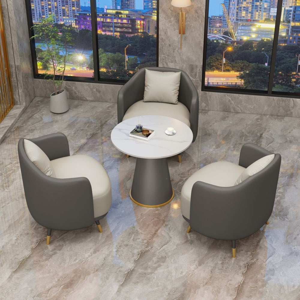 Negotiation table and chair combination sales office reception table and chair shopping mall beauty salon casual single sofa coffee table combination