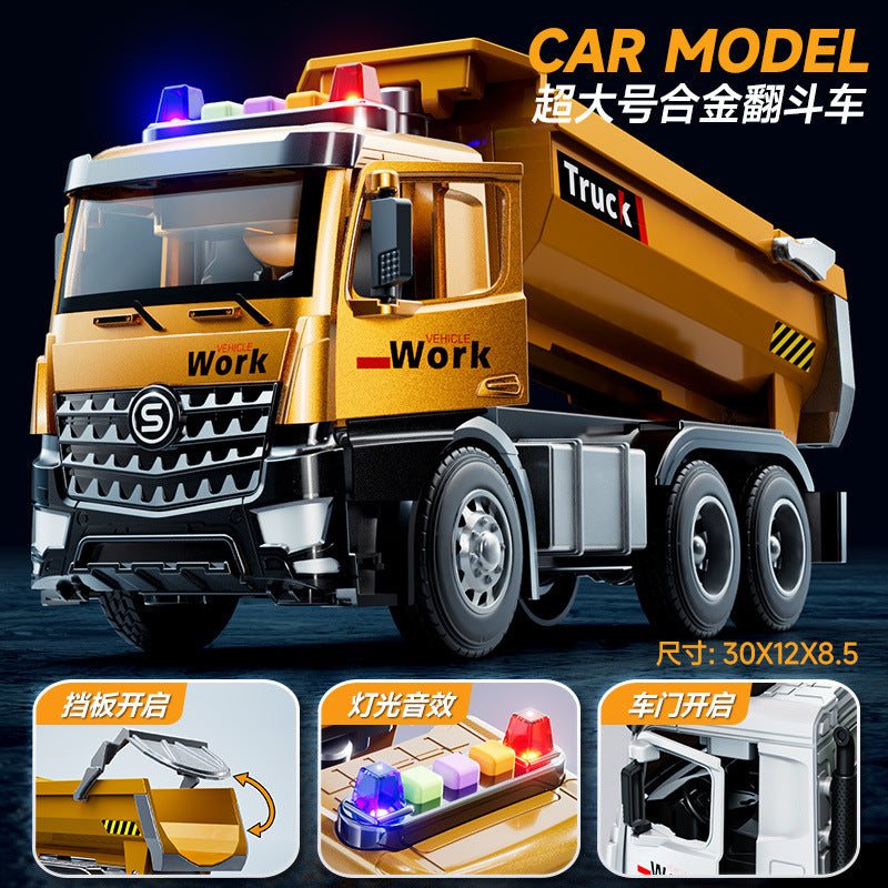 Kidsartificial city ladder fire truck toy boy engineering vehicle sanitation sprinkler inertia sound and light car model