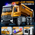 Inertial city dump truck (yellow alloy version) [e-commerce box]
