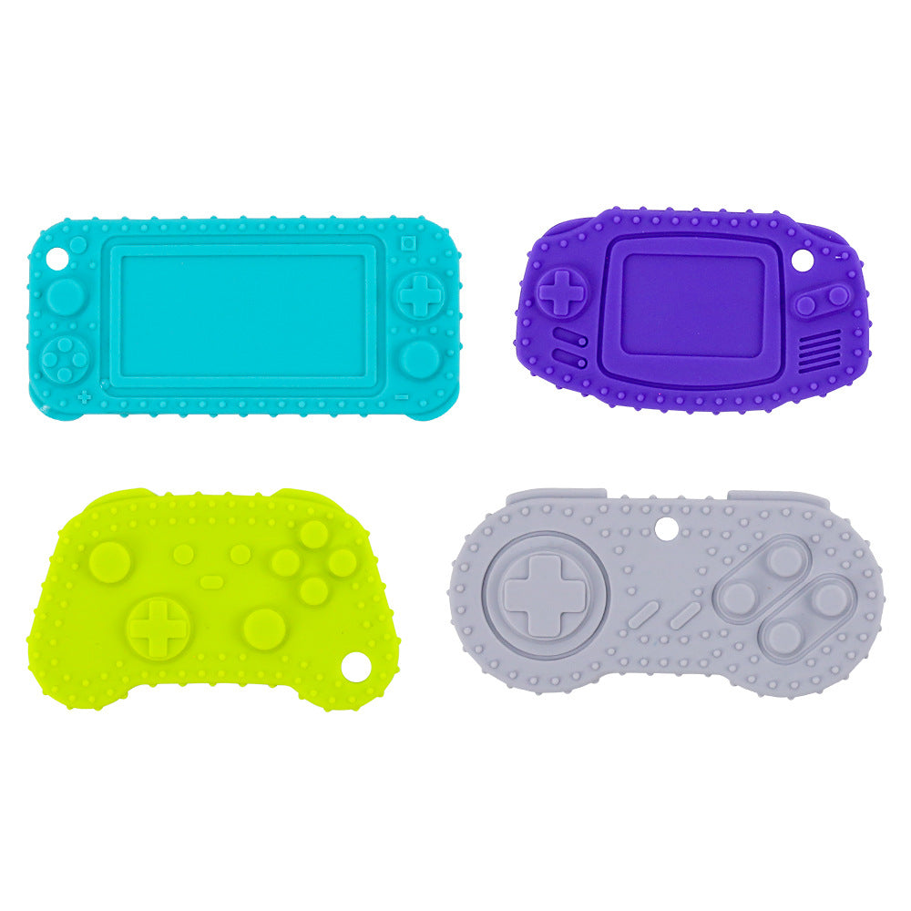 Cross-border silicone toothpaste combination set, fruit toothpaste, animal toothpaste, gamepad, tooth grinding stick, baby biting glue