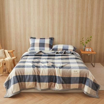 Milk fleece blanket office nap blanket sofa air conditioner blanket coral fleece bed single quilt bed
