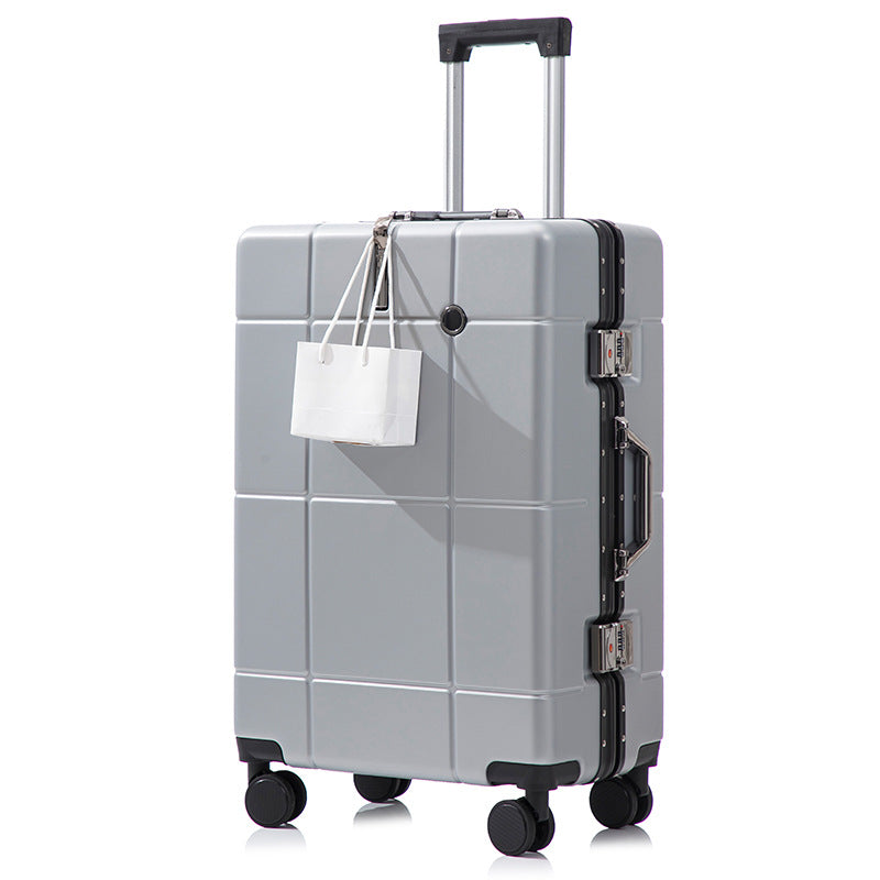 2025 luggage simple Internet celebrity ins retro travel 24 inch box 26 inch trolley case silent wheel durable