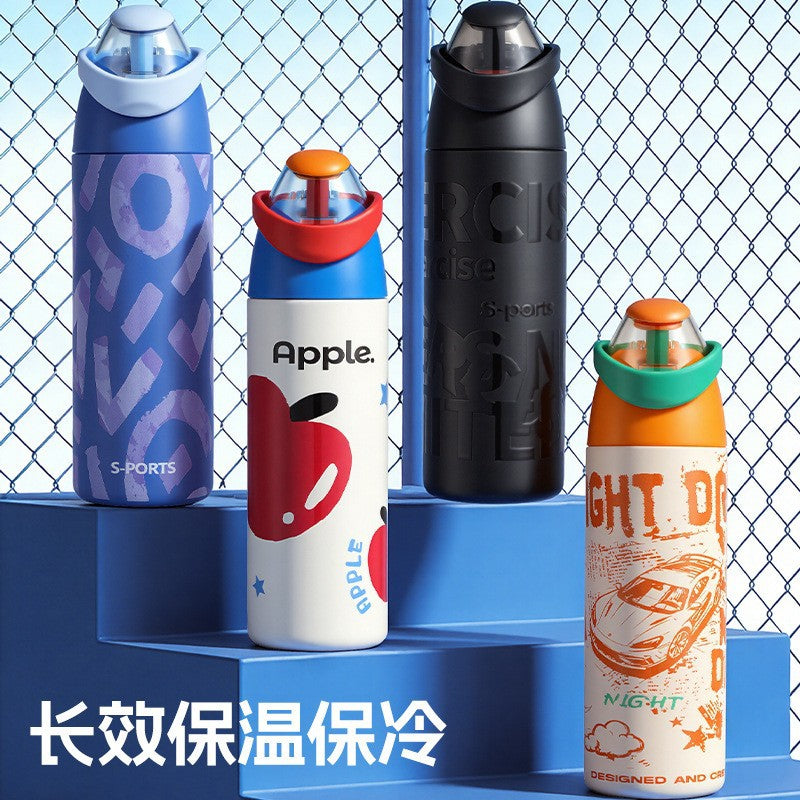 2026 new sports cycling water bottle - dual-drink straw cup - hot-selling export water bottle - portable tumbler - travel & outdoor