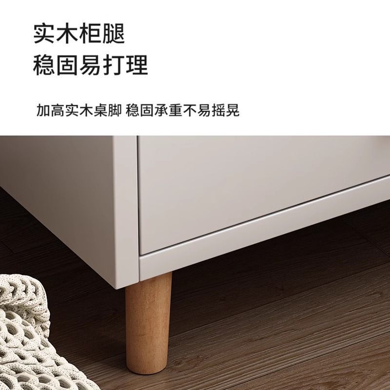 Bedside table bedroom for home widened bedside small cabinet with drawer storage cabinet rental house solid wood scandinavian style