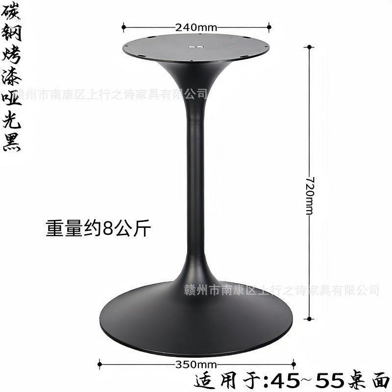 Titanium speaker legs, stainless steel spinning brushed table legs, metal waist bracket, coffee table legs, tulip table legs