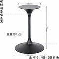 Titanium speaker legs, stainless steel spinning brushed table legs, metal waist bracket, coffee table legs, tulip table legs
